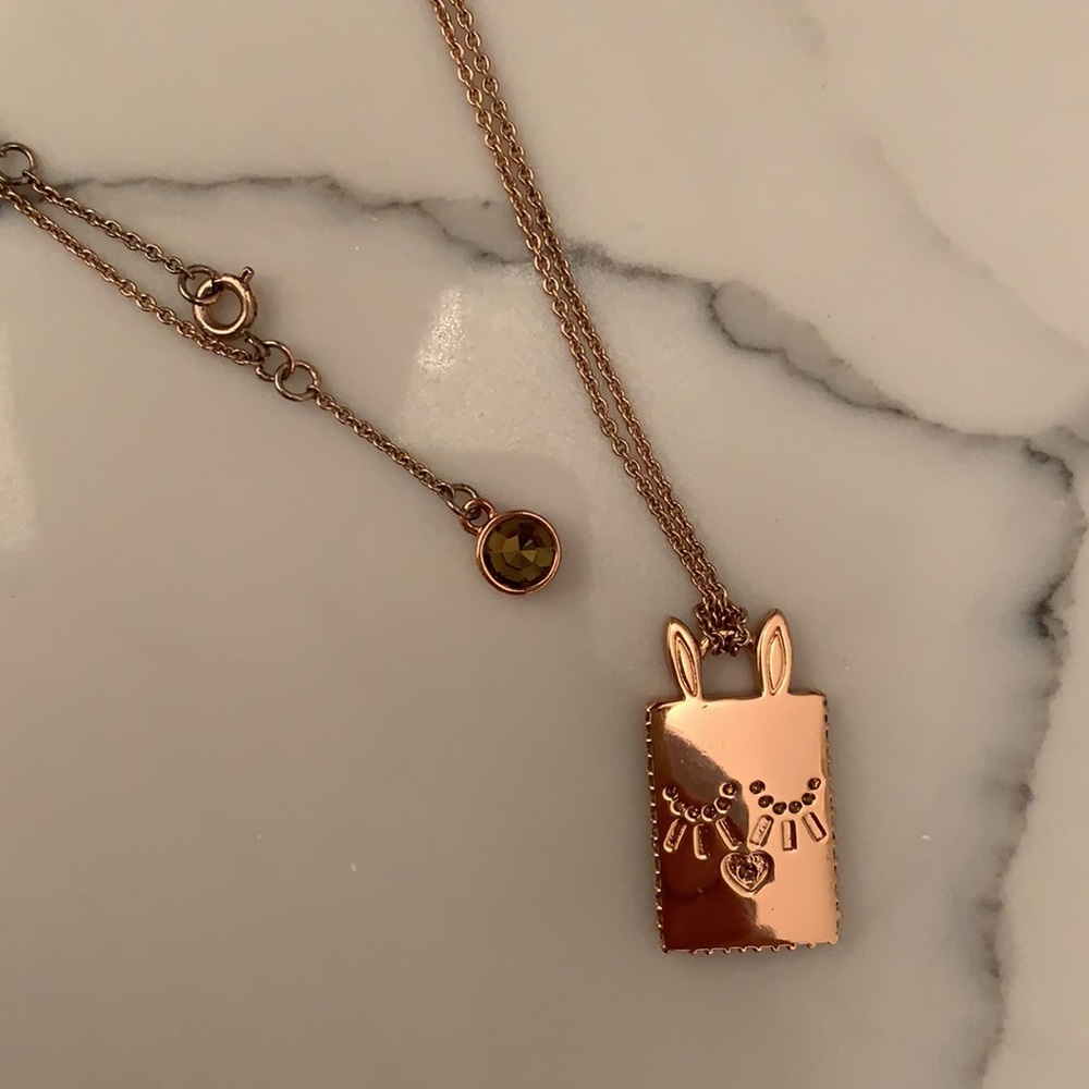 Marc Jacobs Long Rabbit Tag Necklace - Picture 2 of 6